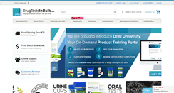 Desktop Screenshot of drugtestsinbulk.com